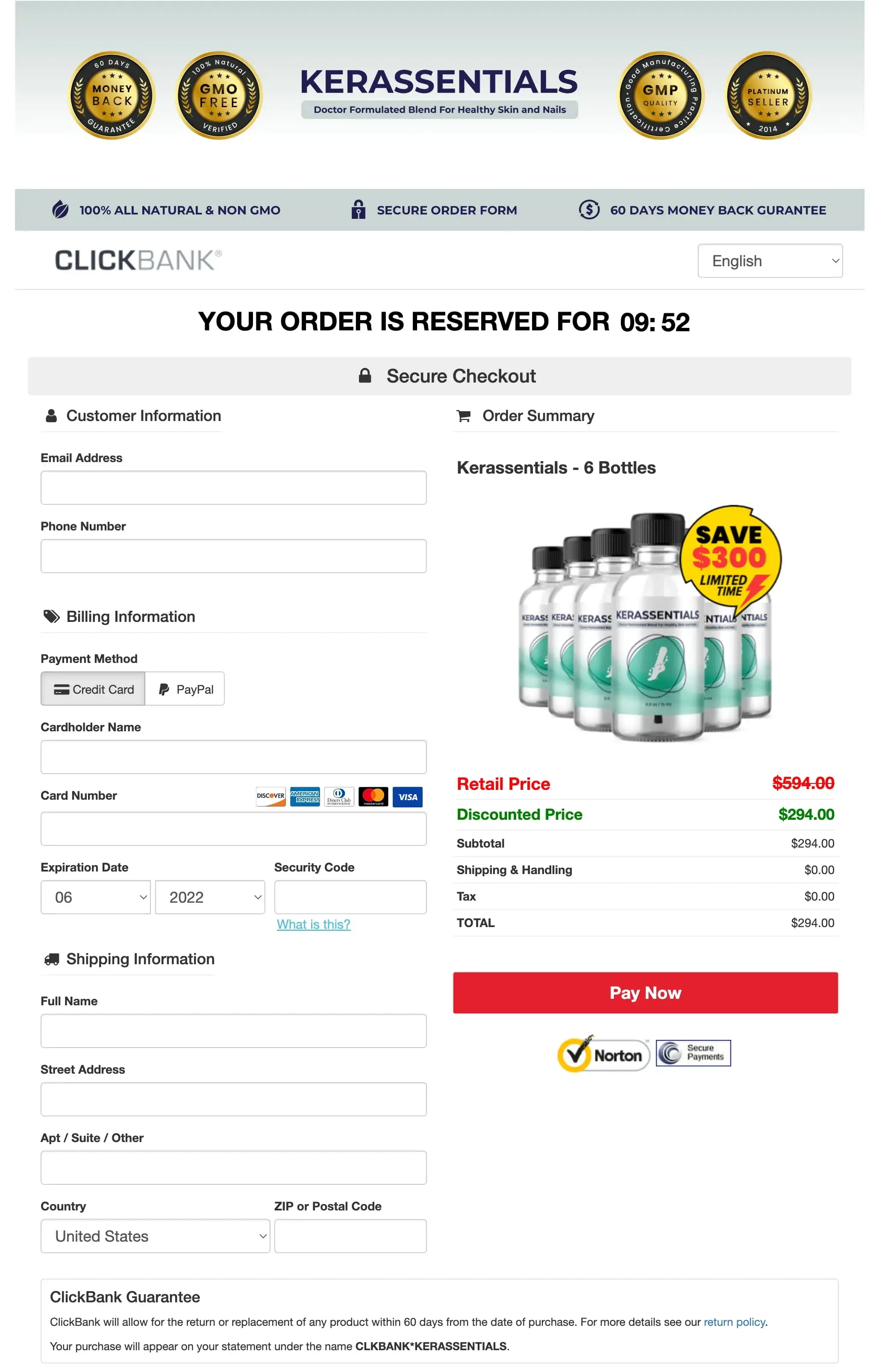 Ikaria Lean Belly Juice kerassentials-secure-checkout-page
